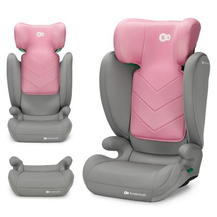 KINDERKRAFT - Autosedačka I-SPARK i-Size (100-150 cm) růžová