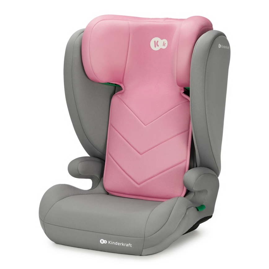 KINDERKRAFT - Autosedačka I-SPARK i-Size (100-150 cm) růžová
