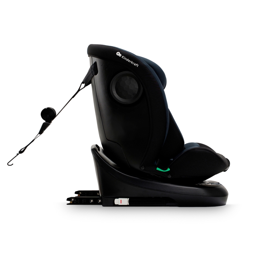KINDERKRAFT - Autosedačka s otočnou základnou I-GROW i-Size (40-150 cm) černá