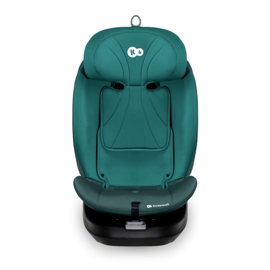 KINDERKRAFT - Autosedačka s otočnou základnou I-GROW i-Size 40-150 cm tyrkysová