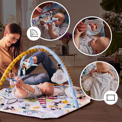 KINDERKRAFT - Dětská hrací deka SMARTPLAY Sea