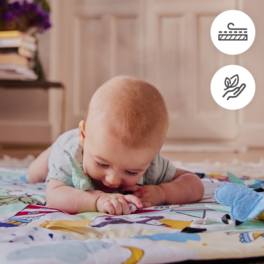 KINDERKRAFT - Dětská hrací deka SMARTPLAY Sea