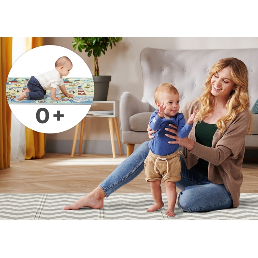 KINDERKRAFT - Dětská hrací podložka MATTY 2