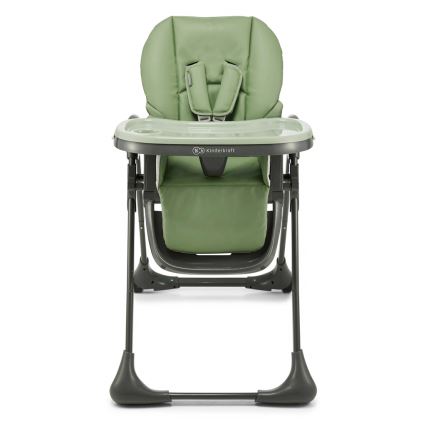 KINDERKRAFT - Dětská jídelní židle 2v1 TUMMIE zelená