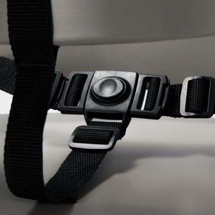 KINDERKRAFT - Dětská jídelní židle ENOCK šedá