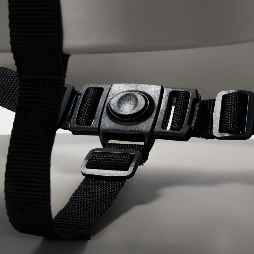 KINDERKRAFT - Dětská jídelní židle ENOCK šedá