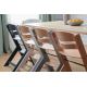 KINDERKRAFT - Dětská jídelní židle s polstrováním ENOCK šedá