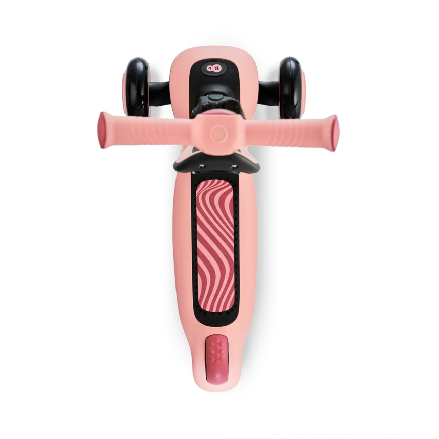 KINDERKRAFT - Dětská koloběžka 2v1 HALLEY Rose pink