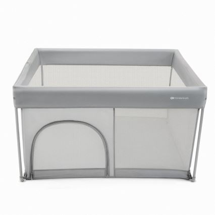 KINDERKRAFT - Dětská ohrádka ZIKI šedá