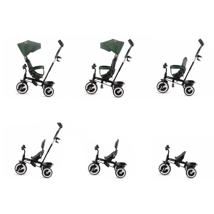 KINDERKRAFT - Dětská tříkolka ASTON Mystic green