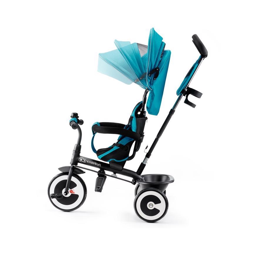 KINDERKRAFT - Dětská tříkolka ASTON tyrkysová