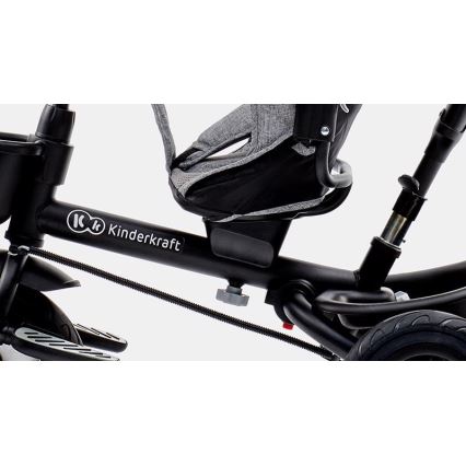 KINDERKRAFT - Dětská tříkolka AVEO šedá