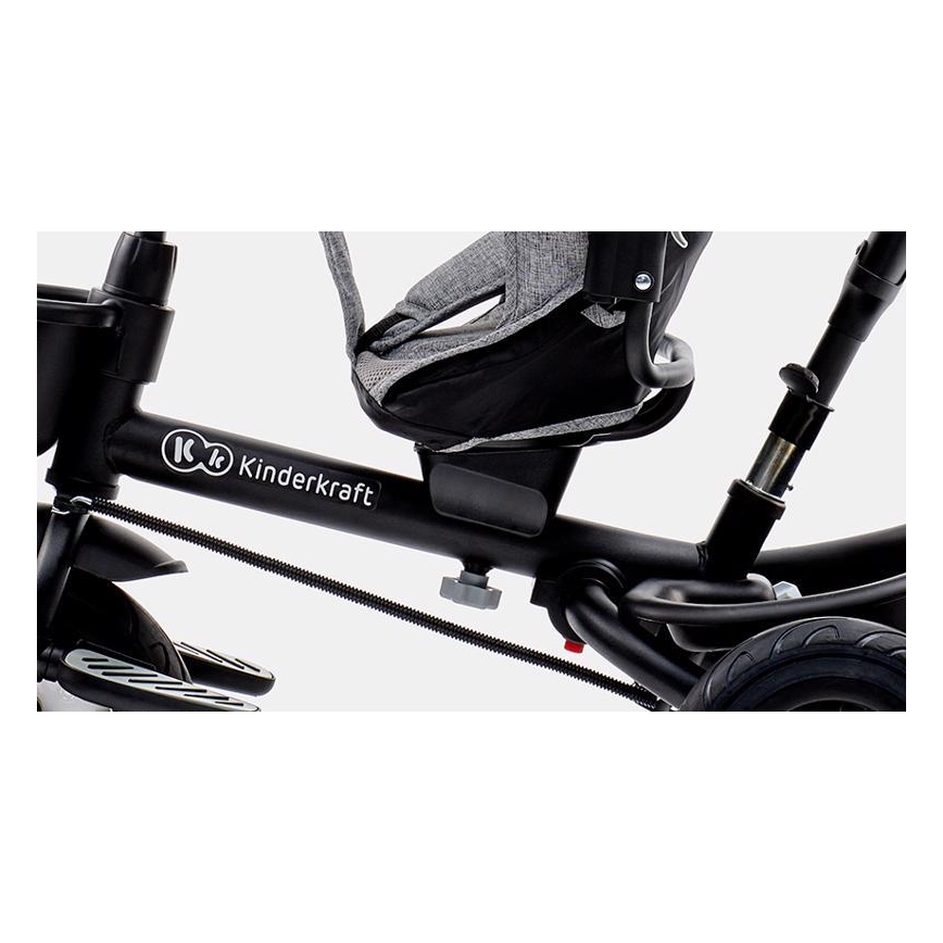 KINDERKRAFT - Dětská tříkolka AVEO šedá