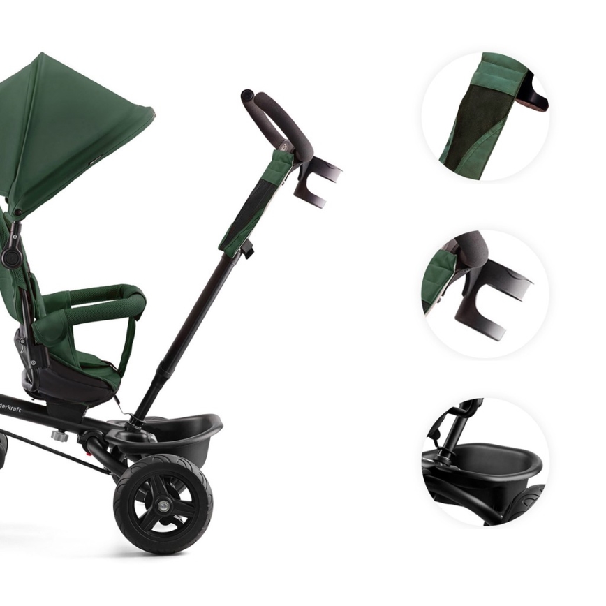 KINDERKRAFT - Dětská tříkolka AVEO zelená