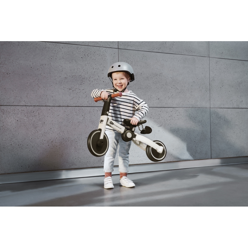 KINDERKRAFT - Dětské odrážedlo 3v1 4TRIKE šedá