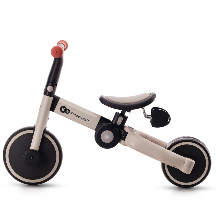 KINDERKRAFT - Dětské odrážedlo 3v1 4TRIKE šedá
