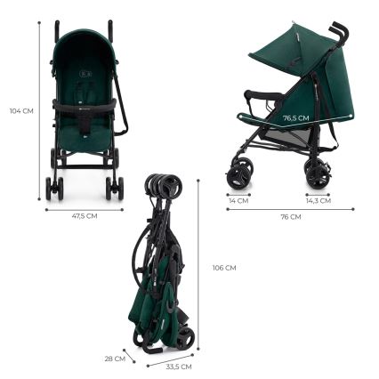 KINDERKRAFT - Golfový kočárek TIK béžová