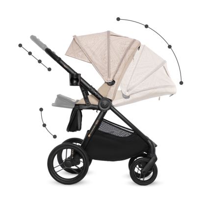 KINDERKRAFT - Kombinovaný kočárek 2v1 NEA 2 Dune Whisper Bizuu
