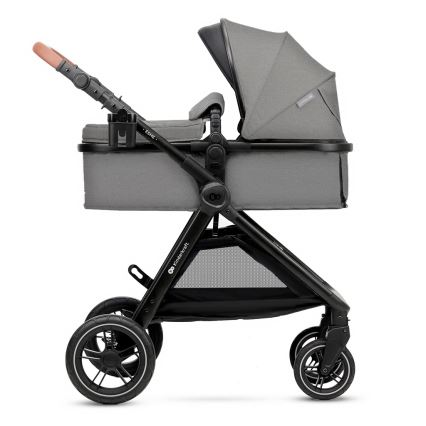 KINDERKRAFT - Kombinovaný kočárek 3v1 ESME Moonlight grey + autosedačka MINK PRO