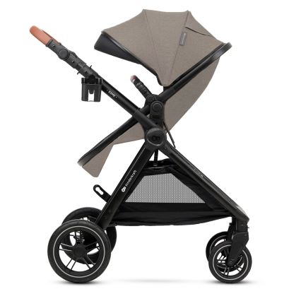 KINDERKRAFT - Kombinovaný kočárek 3v1 ESME Sand beige + autosedačka MINK PRO