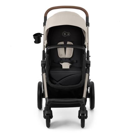 KINDERKRAFT - Kombinovaný kočárek 3v1 MOOV 2 AIR Moonlight grey + autosedačka MINK PRO