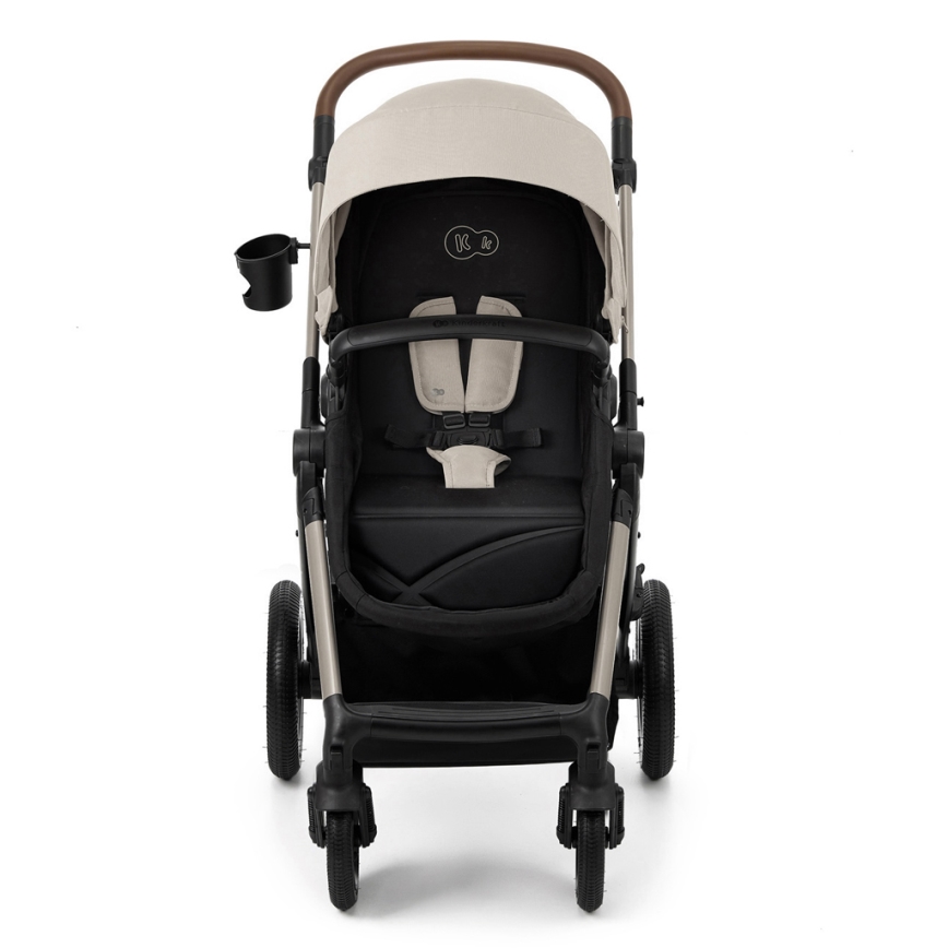 KINDERKRAFT - Kombinovaný kočárek 3v1 MOOV 2 AIR Moonlight grey + autosedačka MINK PRO
