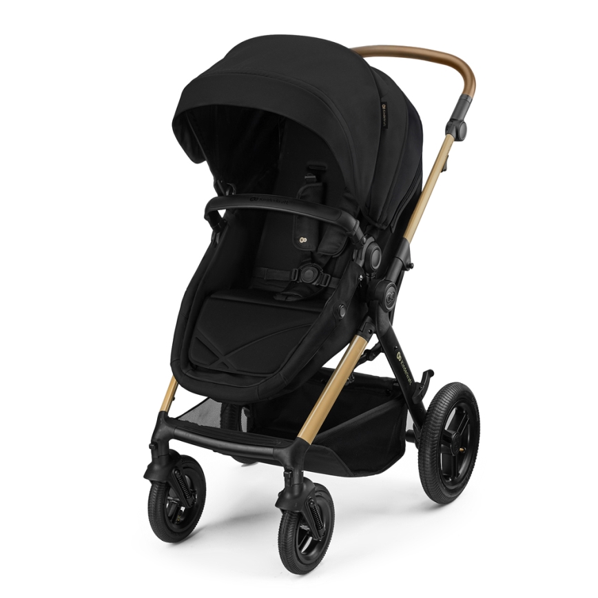 KINDERKRAFT - Kombinovaný kočárek 3v1 MOOV 2 XL Air Black