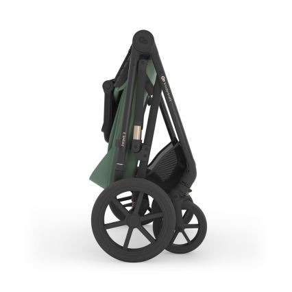 KINDERKRAFT - Kombinovaný kočárek 3v1 PRIME 3 Dark Green