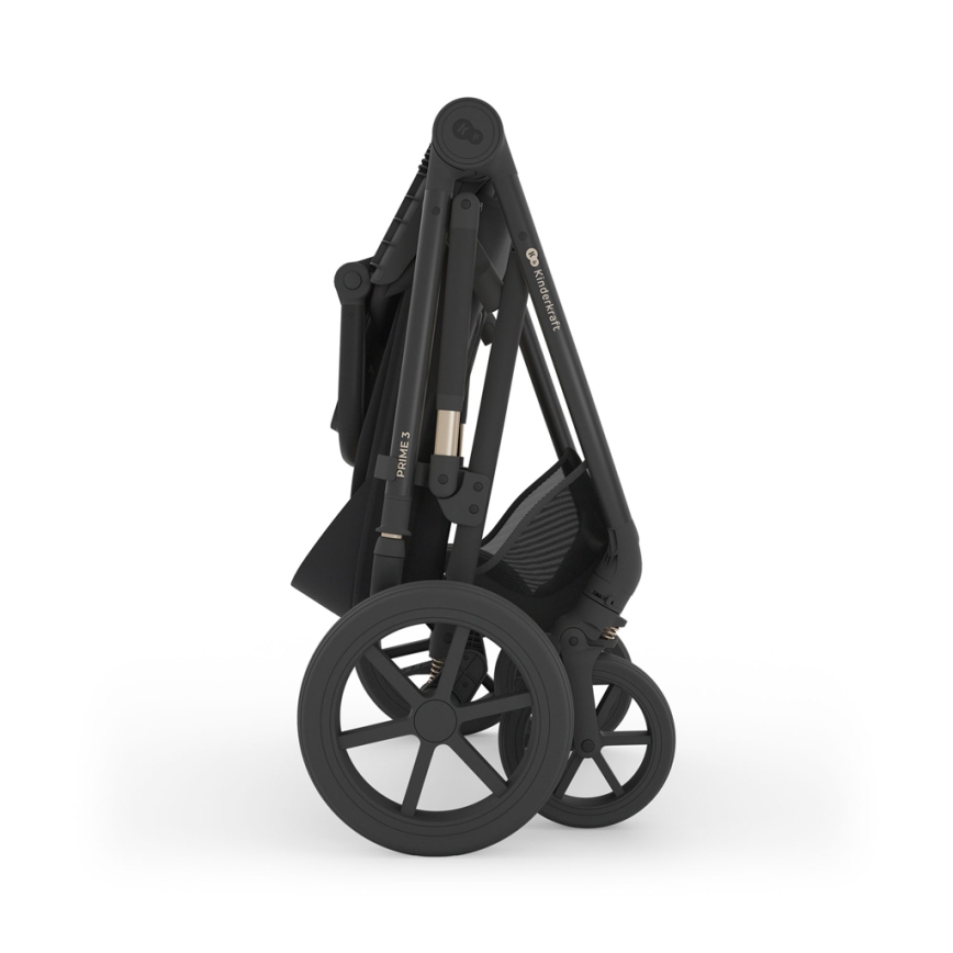 KINDERKRAFT - Kombinovaný kočárek 3v1 PRIME 3 Venezian Black