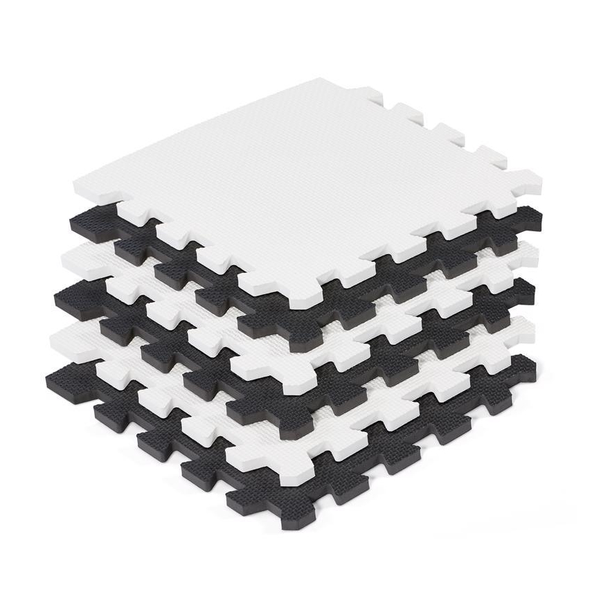 KINDERKRAFT - Pěnové puzzle LUNO 30ks černá/bílá