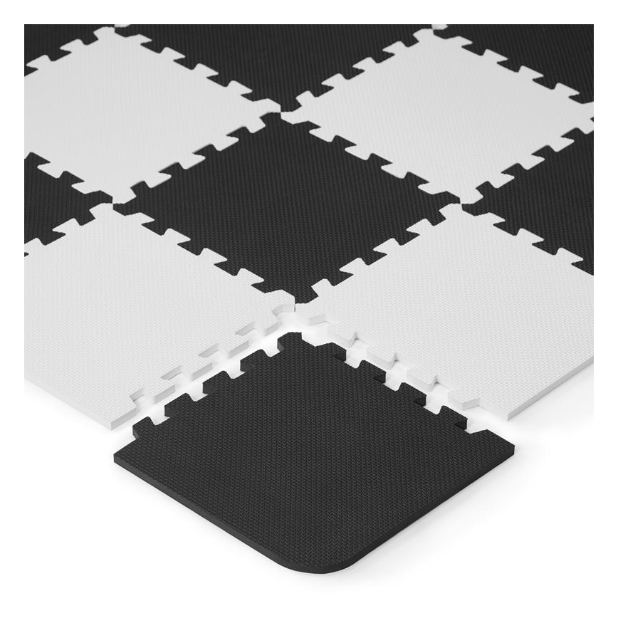 KINDERKRAFT - Pěnové puzzle LUNO 30ks černá/bílá