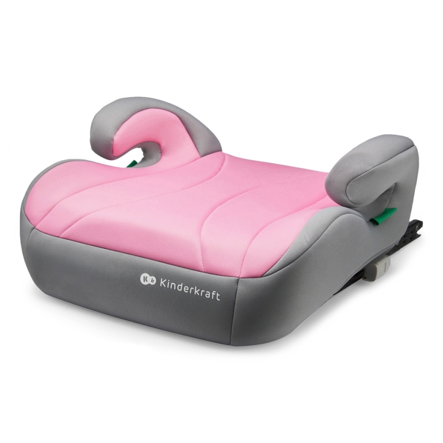 KINDERKRAFT - Podsedák do auta I-BOOST i-Size 135-150 cm růžová