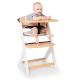 KINDERKRAFT - Polstrování pro dětskou jídelní židli ENOCK šedá