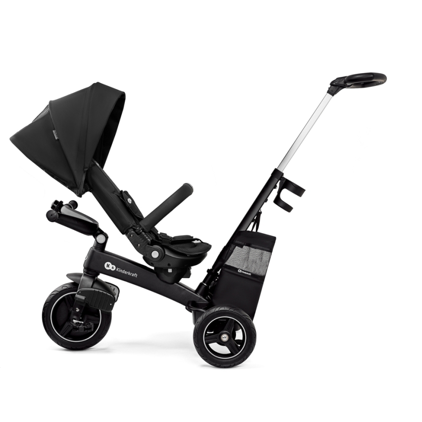KINDERKRAFT SELECT - Dětská tříkolka 5v1 EASYTWIST Premium černá