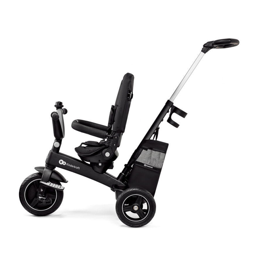 KINDERKRAFT SELECT - Dětská tříkolka 5v1 EASYTWIST Premium černá