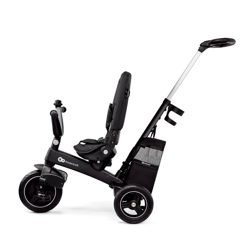 KINDERKRAFT SELECT - Dětská tříkolka 5v1 EASYTWIST Premium černá