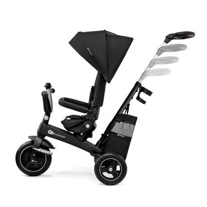 KINDERKRAFT SELECT - Dětská tříkolka 5v1 EASYTWIST Premium černá