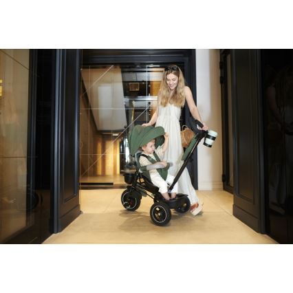 KINDERKRAFT SELECT - Dětská tříkolka SPINSTEP Premium zelená