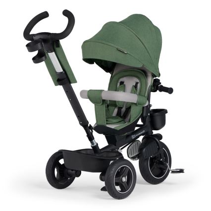 KINDERKRAFT SELECT - Dětská tříkolka SPINSTEP Premium zelená