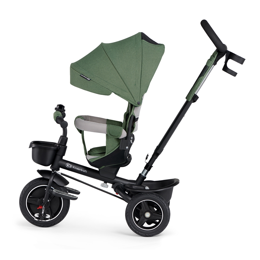 KINDERKRAFT SELECT - Dětská tříkolka SPINSTEP Premium zelená