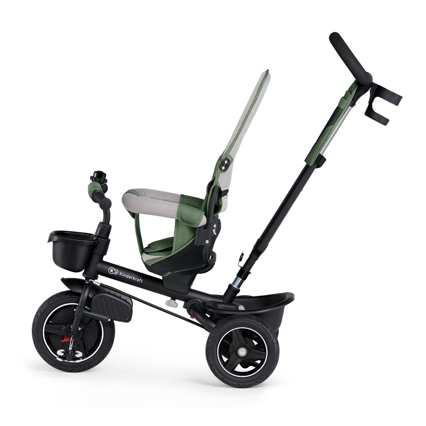 KINDERKRAFT SELECT - Dětská tříkolka SPINSTEP Premium zelená