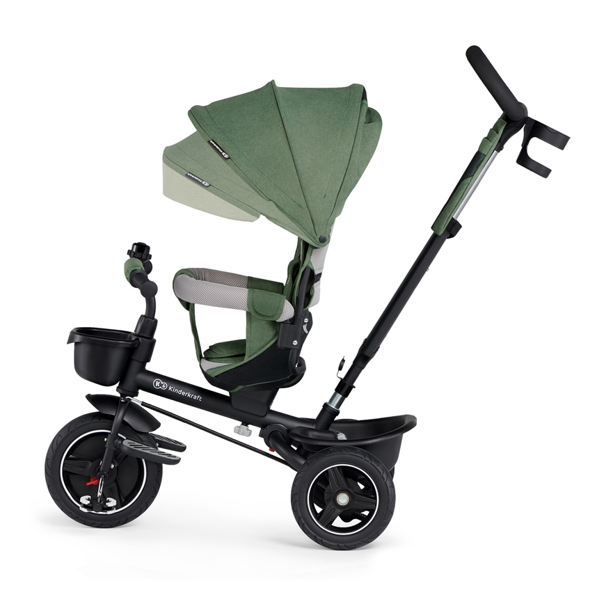 KINDERKRAFT SELECT - Dětská tříkolka SPINSTEP Premium zelená