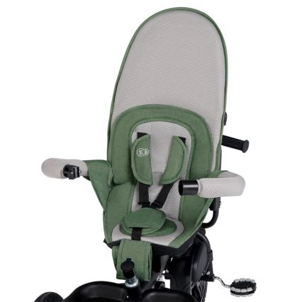 KINDERKRAFT SELECT - Dětská tříkolka SPINSTEP Premium zelená