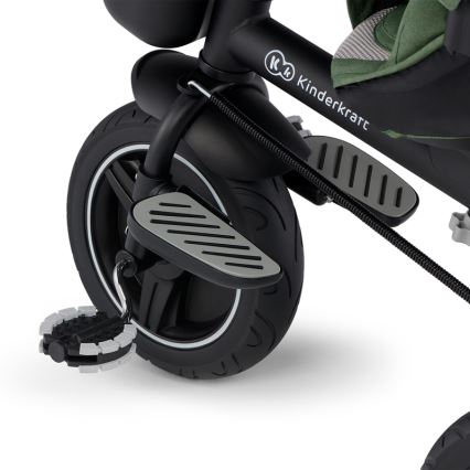 KINDERKRAFT SELECT - Dětská tříkolka SPINSTEP Premium zelená