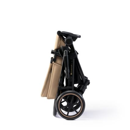 KINDERKRAFT SELECT - Kombinovaný kočárek 3v1 PRIME 2 Premium Sandrose beige + autosedačka