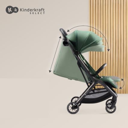 KINDERKRAFT SELECT - Sportovní kočárek NUBI 2 zelená