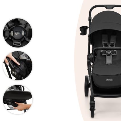 KINDERKRAFT SELECT - Sportovní kočárek YOXI Moonlight grey