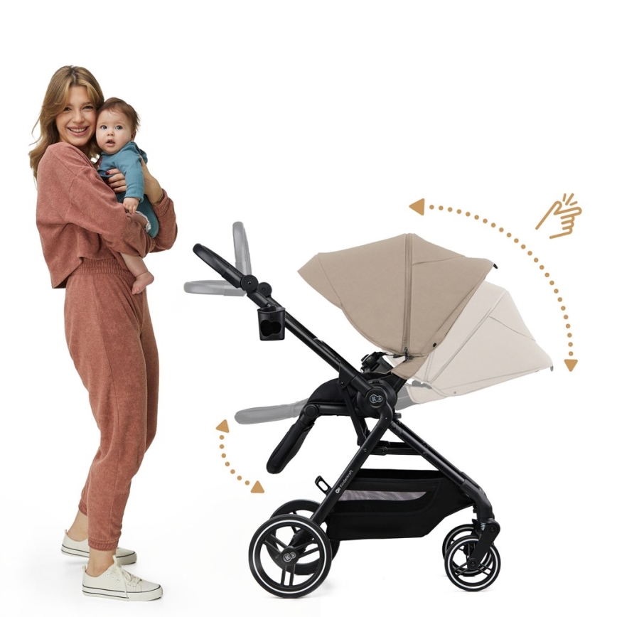 KINDERKRAFT SELECT - Sportovní kočárek YOXI Sand beige