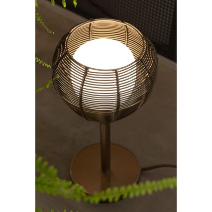 Stolní lampa NEST 1xE14/7W/230V měděná