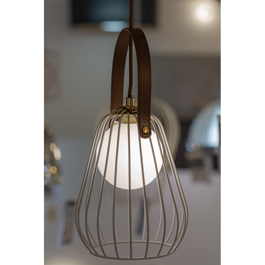 Nástěnná lampa MEMORY 1xG9/4W/230V bílá/hnědá